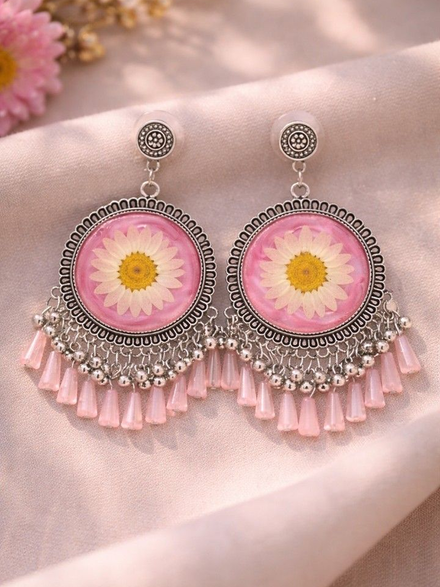 Stylish Earrings - pink