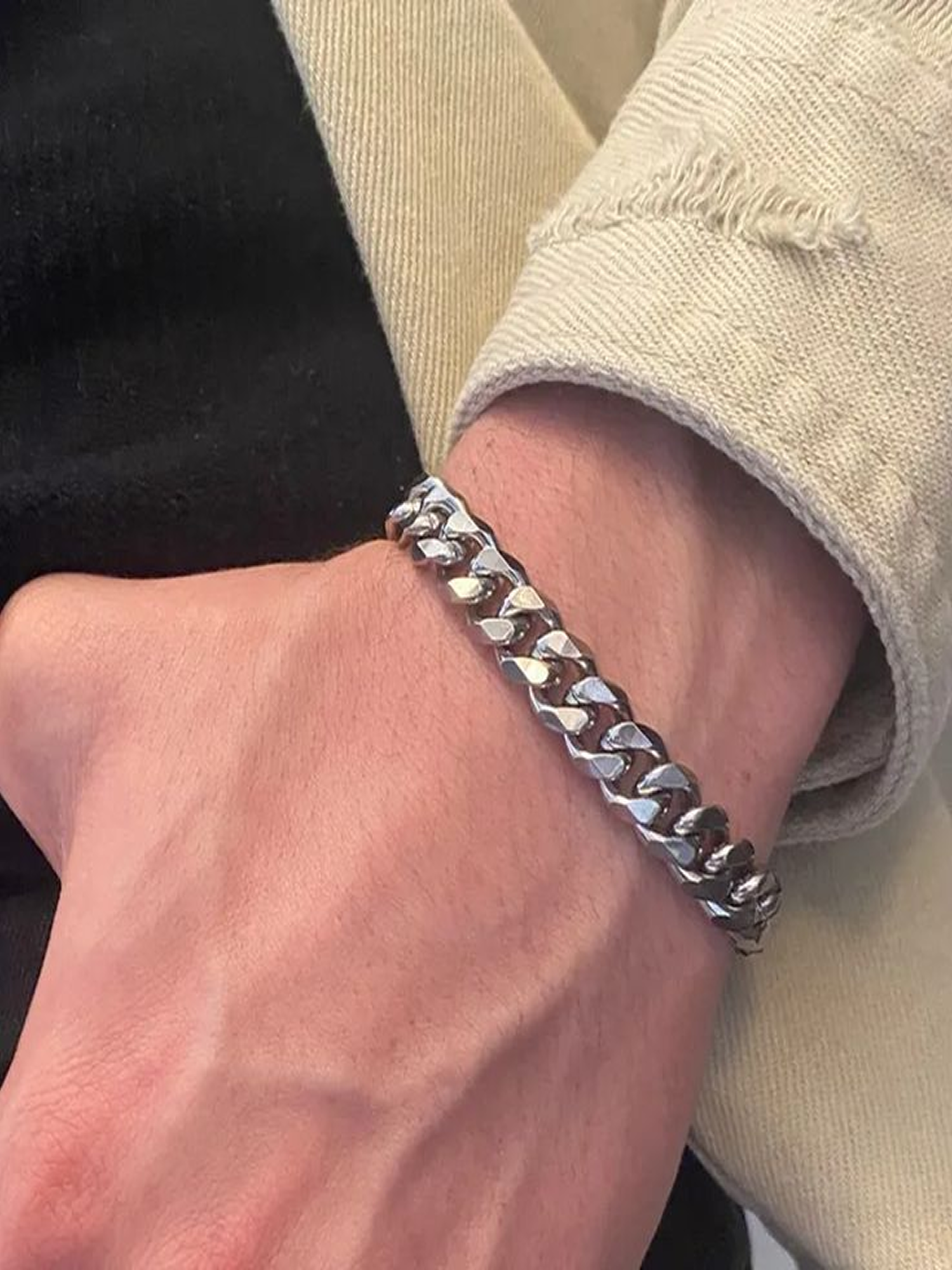 Men Silver Bracelet